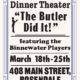 fake 1930s era poster "Rosendale Theater The Butler Did It!"