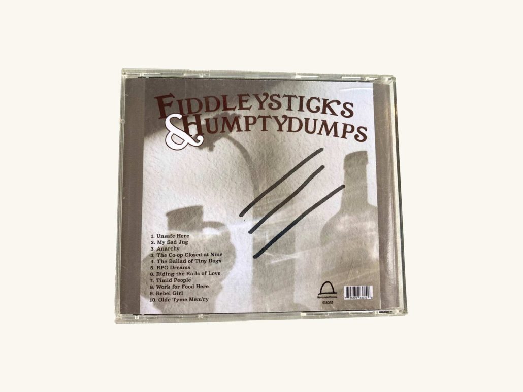 CD case: Fiddlesticks & Humptydumps