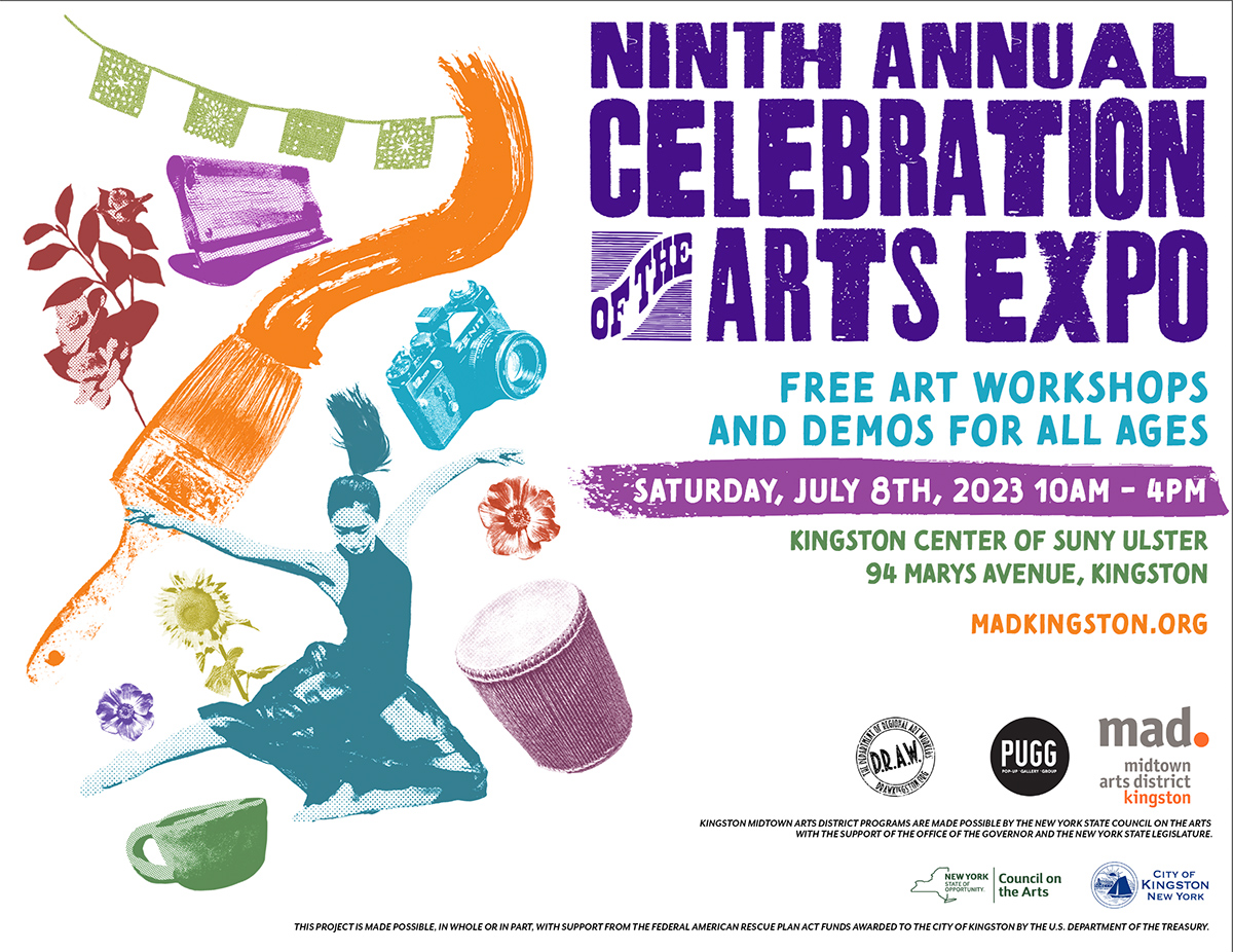 ninth annual celebration of the arts poster sharon wasko graphic design