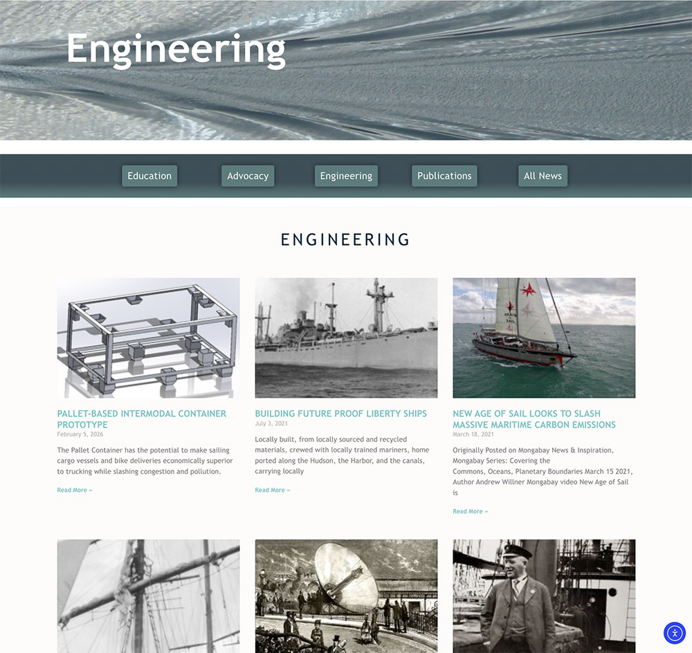 New-site-Engineering screenshot from new site with engineering blog posts